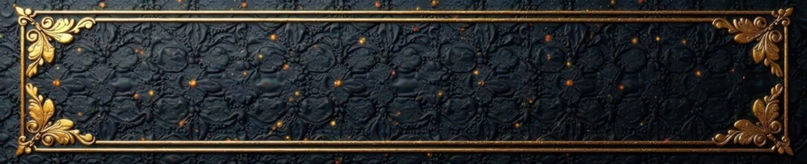 Luxury embossed business card template with golden accents, corporate, branding