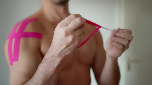 The Application of Kinesiology Tape for Enhancing Shoulder Support and Stability