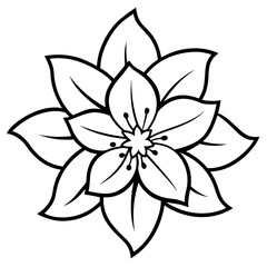 Blossom Charm line art art vector