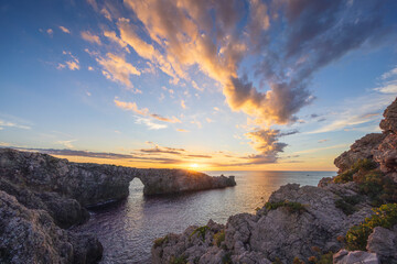 View to the natural arc Pont d'en Gil