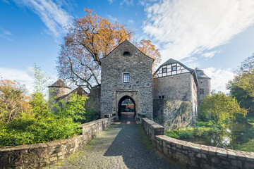 Fototapeta premium In the centre of Ratingen town