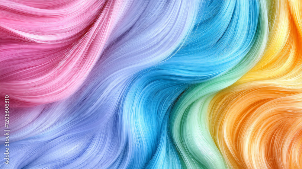 Poster vibrant swirls of color creating a dynamic abstract pattern