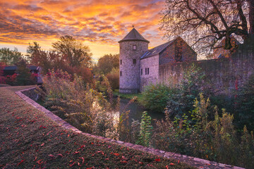 In the centre of Ratingen town