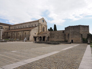 イタリア　アクイレイア　世界遺産　総大司教座聖堂のバシリカ
