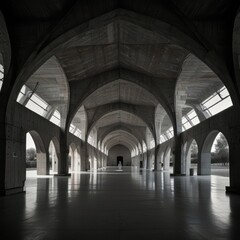 Obraz premium arches of the church of st john the baptist