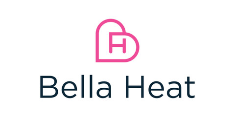 Love outline art logo, affection, anniversary, love logo letter H. template, icon, creative, vector logo, illustration