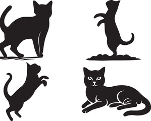 Cat Silhouette Collection