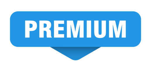 premium sticker. premium sign on transparent background