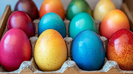 Colorful easter egg decorating event home kitchen photography bright environment close-up view creativity unleashed