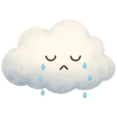 cloud with drops