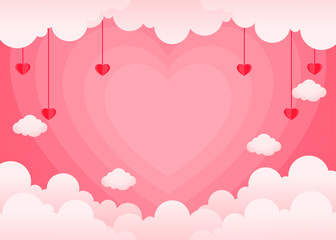 background design with a valentine theme. for greeting cards and promotional advertising banners