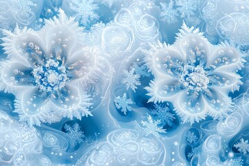 Frosty Snowflake Patterns