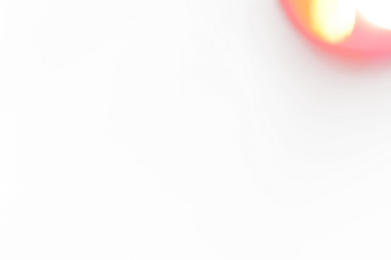 Abstract red light leak on Transparent overlay background.