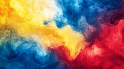 Fototapeta premium Stunning Abstract Colorful Paint Mix Design