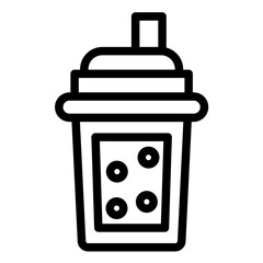 Obraz premium Bubble Tea Icon