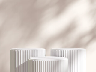 Clean Cylinder Podium for Product Showcase and Advertisements