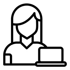 Working Woman Icon