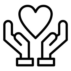 Obraz premium Kindness Icon