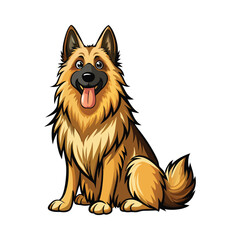 Fototapeta premium Belgian Shepherd friendly 