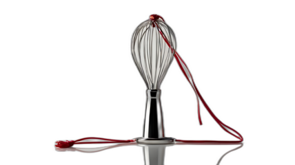 A whisk is a versatile kitchen tool designed for blending, whipping, and aerating ingredients with ease. It typically consists of a handle attached to a series of looped wires, often made of stainless