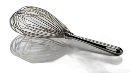 A whisk is a versatile kitchen tool designed for blending, whipping, and aerating ingredients with ease. It typically consists of a handle attached to a series of looped wires, often made of stainless