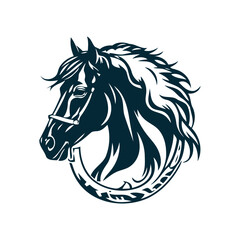 Horse logo template