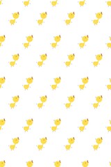 seamless pattern with chick