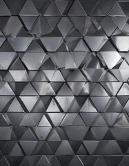 Obraz premium Close up of diamond-shaped metal tiles in a seamless pattern, texture, backdrop, steel