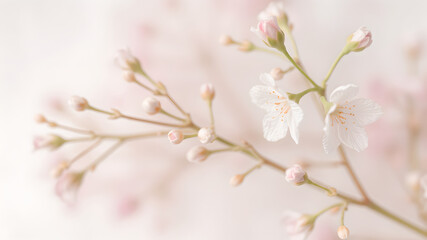 soft pink beige wallpaper background with soft pink flowers