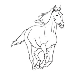 Horse vector