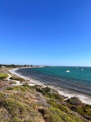 Lancelin, a coastal town in Western Australia, is famous for its white sand dunes, perfect for sandboarding, off-road adventures, pristine beaches, windsurfing, and a relaxed atmosphere.