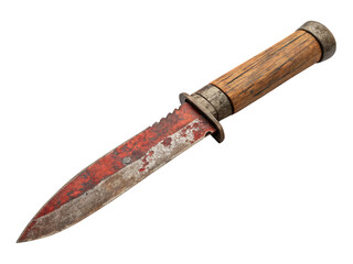 Knife isolated on transparent background.