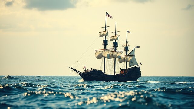 Columbus Landing - A Majestic Arrival