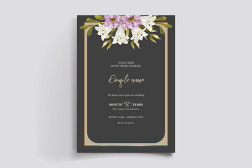 floral bridal shower invitation templates