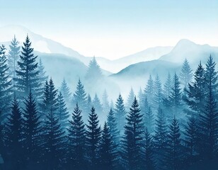 Fototapeta premium winter mountain landscape with snow