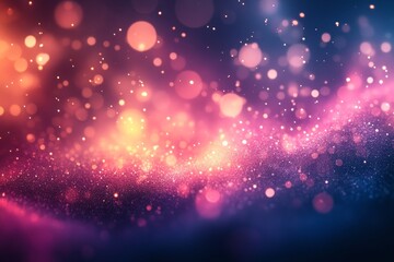 Iridescent Glow Fluid Background, Generative AI