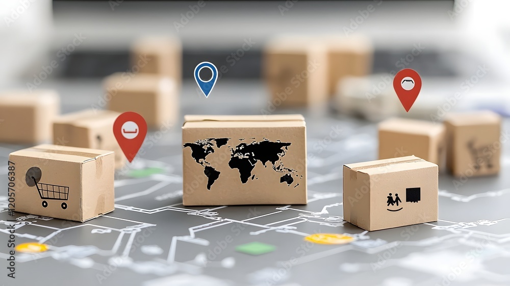 Aufkleber online international marketplace with close up view of various return policy options and shipping la