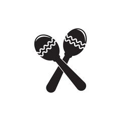 Traditional musical instrument symbol icon, vector illustration design