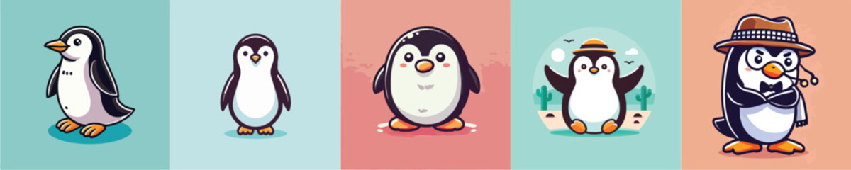 Penguin vector set