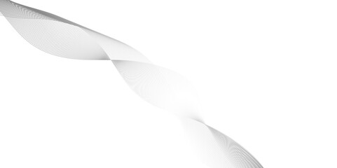 abstract glowing black or white wave line background, futuristic technology and sound wave pattern, grey white abstract stripe background geometry shine and layer element for presentation design. 