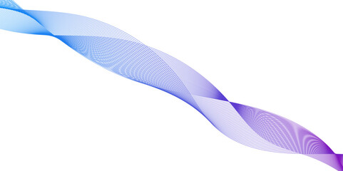 abstract wave  line element for design blue and white, technology backdrop blue wavy lines, flowing dynamic sound waves for brochure, Blue color wave isolated on white.