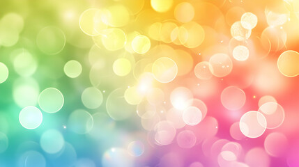 Obraz premium Colorful Bokeh Background with Soft Lights and Vibrant Hues