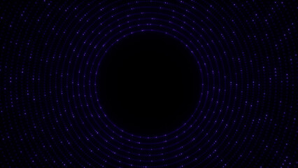 Vibrant cosmic swirl with a dark center creating a mesmerizing visual effect