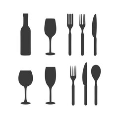 Minimalist Kitchen Tools Pack Vector.