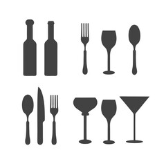 Minimalist Kitchen Tools Pack Vector.
