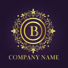 Vintage and luxury logo template Premium Vector, Royalty
