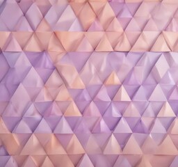 Soft lilac and peach triangular pattern with minimalist design, geometric, color