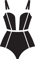 Bodysuit Silhouette Vector