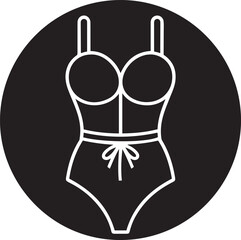 Bodysuit Silhouette Vector