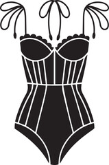 Bodysuit Silhouette Vector